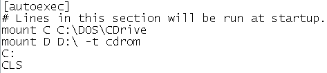 Edit the config file