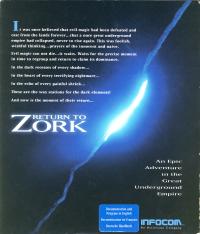 Box shot Return To Zork