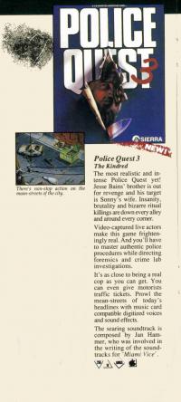 Box shot Police Quest 3 - The Kindred