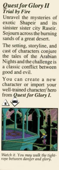 Box shot Quest for Glory II - Trial by Fire